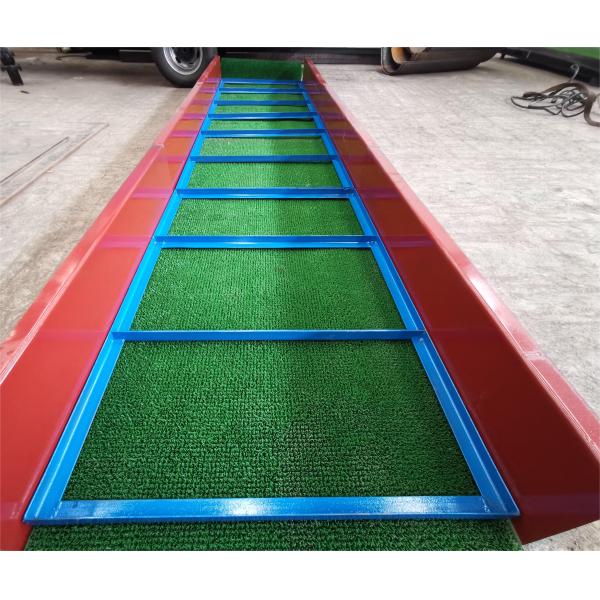 1000*6000 Alluvial Sand Gold Washing and Sluice Box with 98% Recovery Rate