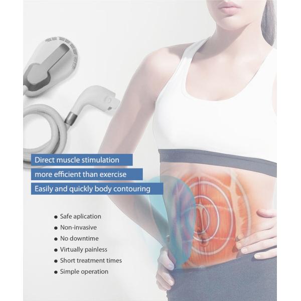 Teslasculpt Body Contouring Equipment EMS Tesla HIEMT Body Sculpt White