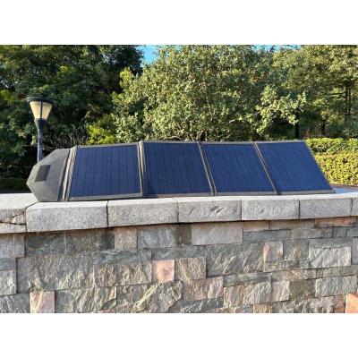 Pack solaire portable à cellules monocristallines pour une recharge pratique et écologique