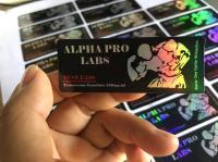 Rolos / Folhas Embalagem 10 ml Vial Etiquetas Holograma Impermeável Durável