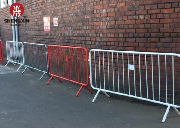 Mobile Foldable Metal Crowd Barriers Size 1m X 2m