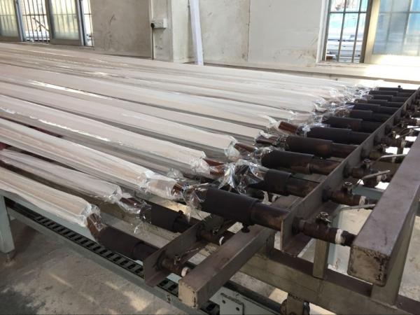 High Efficiency Aluminium Window Machinery , Aluminum Profiles Finish Grain Transfer Printing Machine