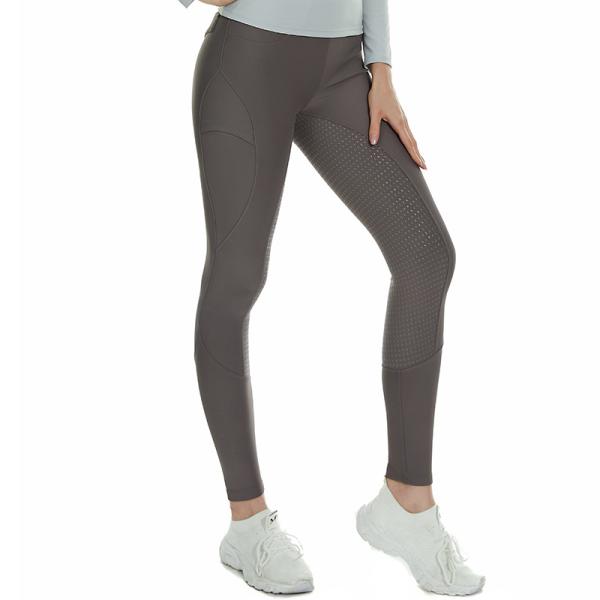 Warm Equestrian Winter Horse Riding Pants Full Seat Silicone Anti Pilling