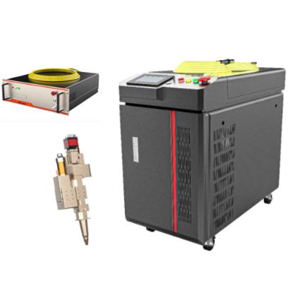 HanWei High-Speed Diode-Fiber Hybrid Laser Welding Head for Copper Sealing Welding