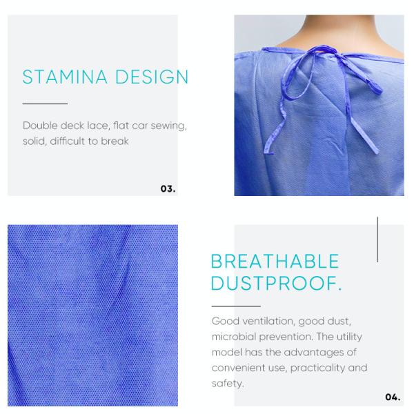 CE TUV Disposable Protective Coveralls