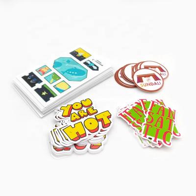 Custom Printing Die Cut Sticker Private Logo Promotional Fragrance Sticker For Disposable Mask