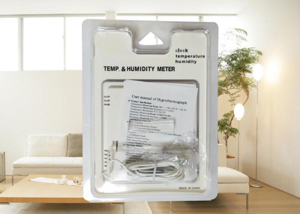 Indoor / Outdoor Digital Hygro Thermometer LCD Display For Humidity And Temperature