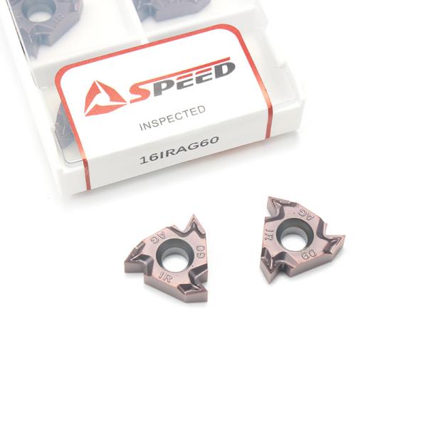 CNC Carbide Threading Insert 16IR ER With PVD CVD Coating OEM Customized Support
