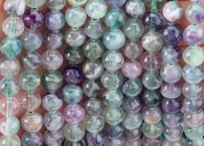 Natural Crystal Gemstone Fluorite Round Bead For DIY Jewelry Making