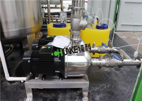 5000 Lph RO Water Treatment Plant Water Desalination System Water Purification Machine With Container