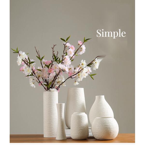 Low MOQ Classic Art Designer Handmade Ceramic Vase for Table Wedding Table Decoration