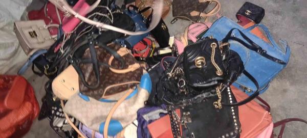Multicolored Leather Second Hand Luxury Bags Lady'S Satchel Rucksacks