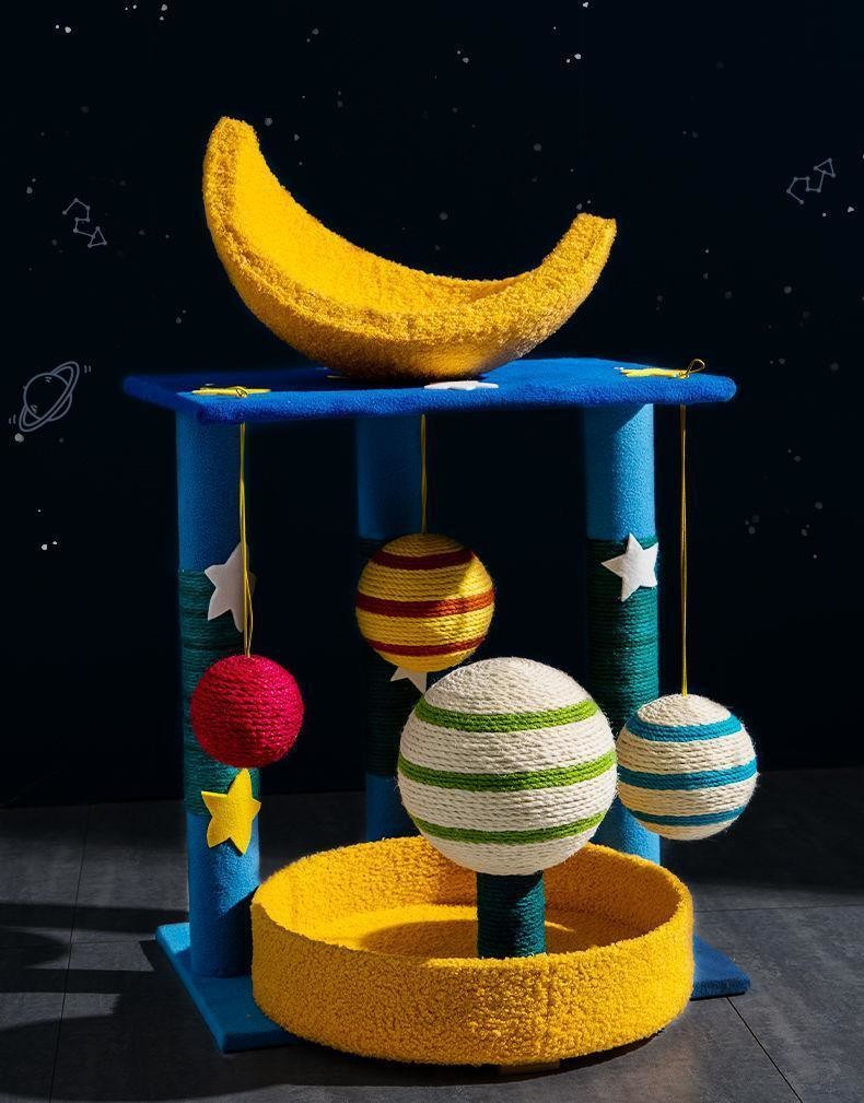 Customized Cat Tree for Your Feline Friend Scratch Board Crawling Frame Pillar and Toy