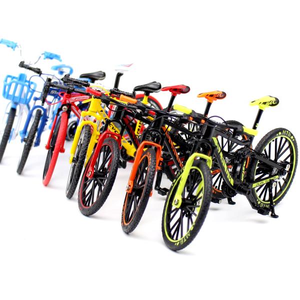 Items Creative Alloy Bicycle Models Ornaments Mini Bicycle Metal Toy Models Collection