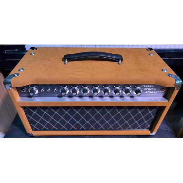 2024 HOT!!! Dumble #002 Version Clone SSS20-Steel String Singer SSS Tube Amp Head 20Watt in Suede Brown with Original Knobs