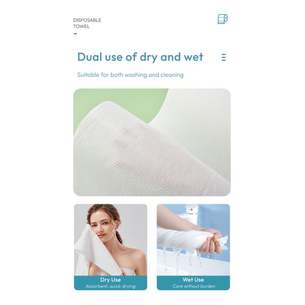 Nonwoven Beauty Super Absorbent Disposable Hair Dry Towels Hairdressing Salon use