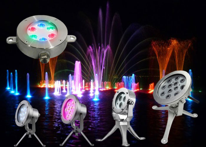 Света СИД одиночного цвета/RGB 3 in1 1W подземные для бассейна