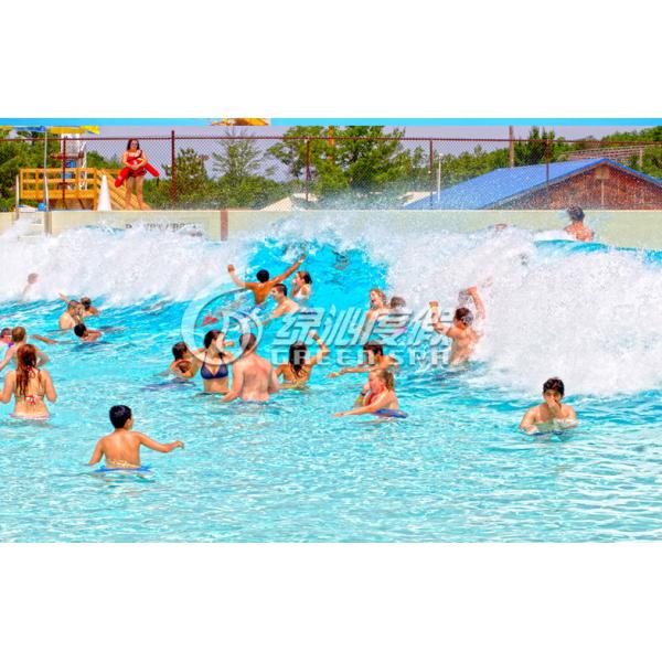 Outside Holiday Resort Surf Wave Pool Artificial Tsunami For Kids / Adults