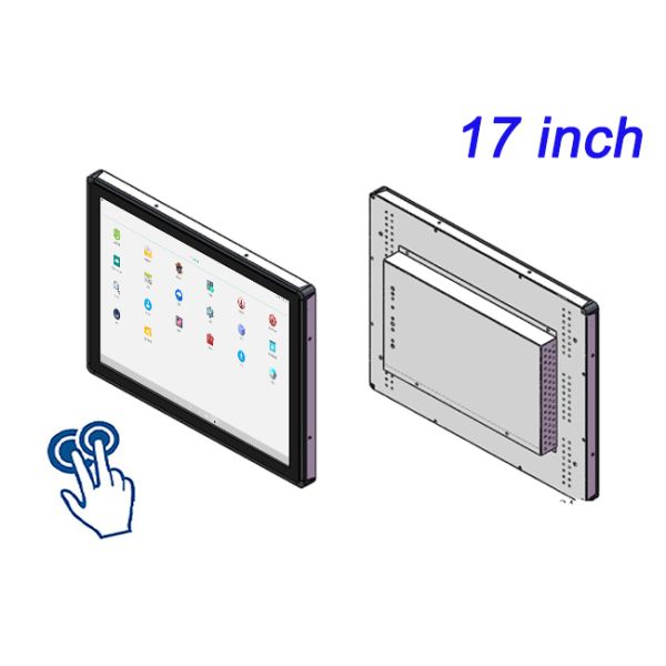 ZXTLCD 17 inch Embedded Industrial Android Capacitive Touch Screen Industrial Control Integrated PLC Configuration Tablet