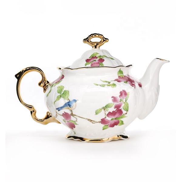 2 литровый керамический чайник керамический цветочный чайник большой вместимости для послеобеденного чая