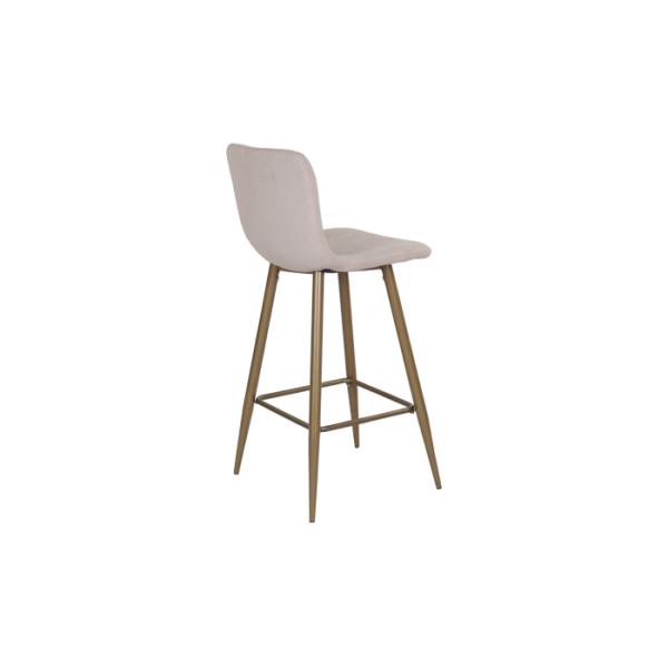 100cm Height 70kg Load Fabric Bar Chair With Metal Legs