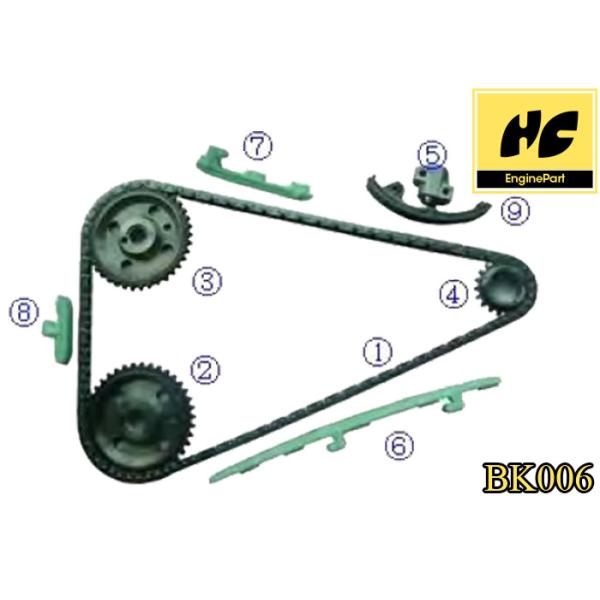 Replacement Automobile Engine Parts Timing Chain Kit For Buick 2.4-T(146) DOHC 4
