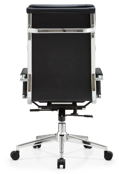 Office Leather Office High Back Chair Executive Wooden Frame Office Chair