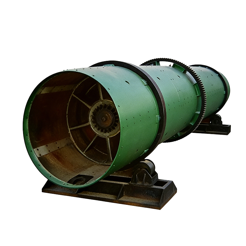 Organic Fertilizer Dryer Rotary Drum Granulator PLC Automatic Control