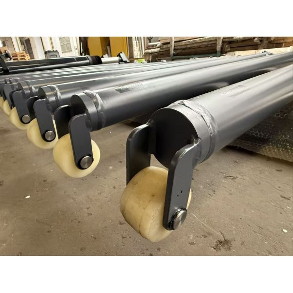 Steel Double Acting Hydraulic Telescopic Cylinder With Integrated Pulley System