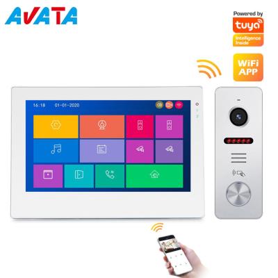 Tuya WiFi/IP Memory 7 Home Security Video Doorbell HD Video Doorphone with IPS Screen