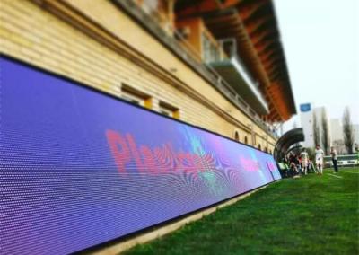 320x160mm Stadium Perimeter LED Display Ironed Steel Cabinet