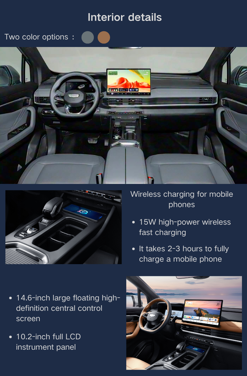 2026 for Haoyue L Okavango Gas/Petrol 1.5TD Automatic Turbo 5-door 6-seater SUV