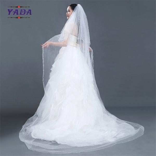 Luxury off shoulder organza fabric bust latest gowns long tail ball gown alibaba wedding dress
