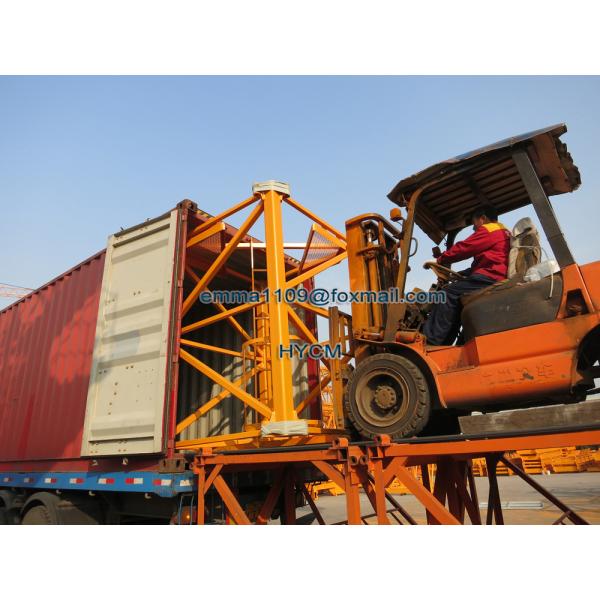 TC6020 Topkit Type 10 Tons Dubai Tower Crane 2.0tons End Load at 60mts Boom