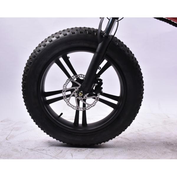 330LBS Support Fat Tire Electric Bike Folding With 10Ah Lithium Battery