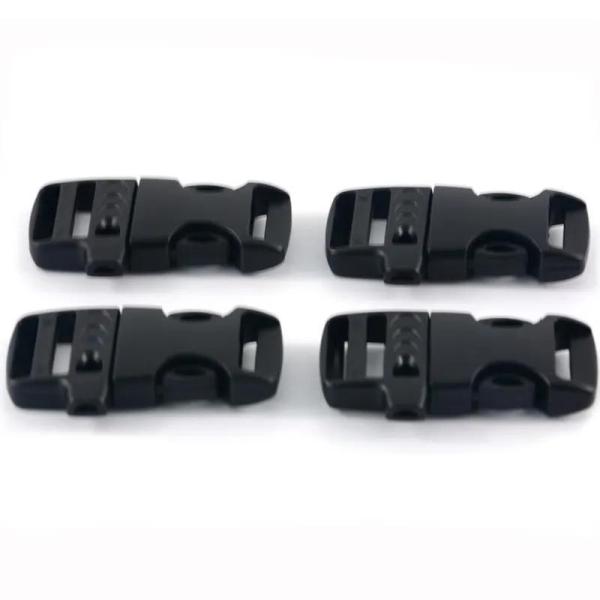Customization 20mm Adjustable Emergency Paracord Plastic Side Release Whistle Buckle