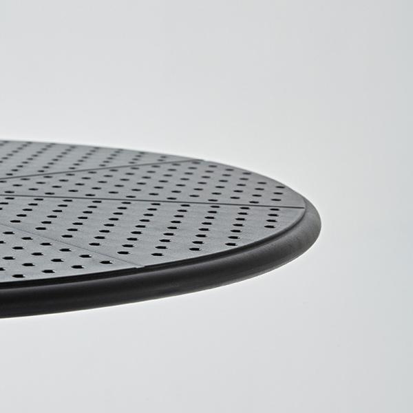 Nordic Household Plastic Dining Table Small Portable Hollow Round Outdoor Coffee