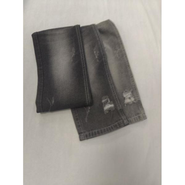 70% Algodón 23% Rayón 7% Poliéster Tejido Denim 9.3oz Negro Blanco