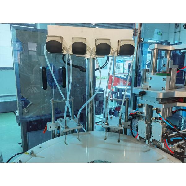 завалка 220V 2kw Monoblock и покрывая линия завалки дезинфицирующего средства руки машины