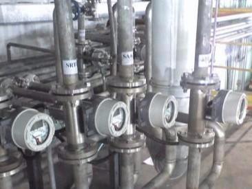 Metal Tube Rotor Flow Meter With LCD Display 304 Stainless Steel With Remote Transmission