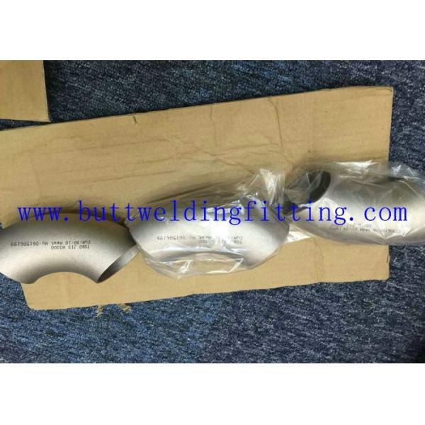 Двухшпиндельный локоть нержавеющей стали N08904 локоть радиуса 90 градусов длинний