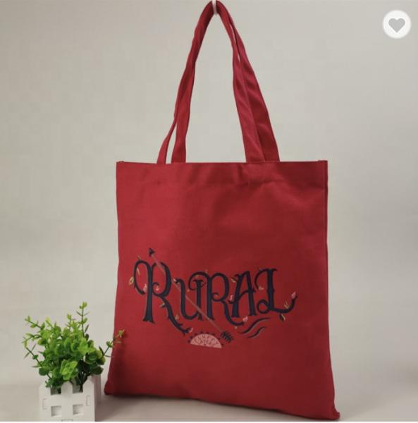 Heavy Duty Plain Thick Canvas Bag For Custom Shopping Canvas Tote Bags Bulk Shopping Bag For Crafts With DIY Reusable Grocery Bag