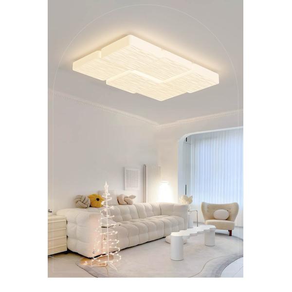 2- Modern LED Full Spectrum Eye Care Ceiling Light with Three-Colour Changing Design