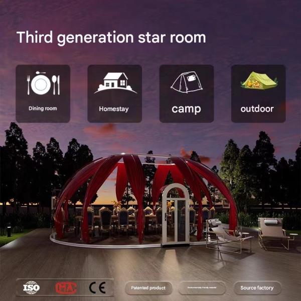 Camping camping leisure  people outdoor star room Tourist camping area star bubble house