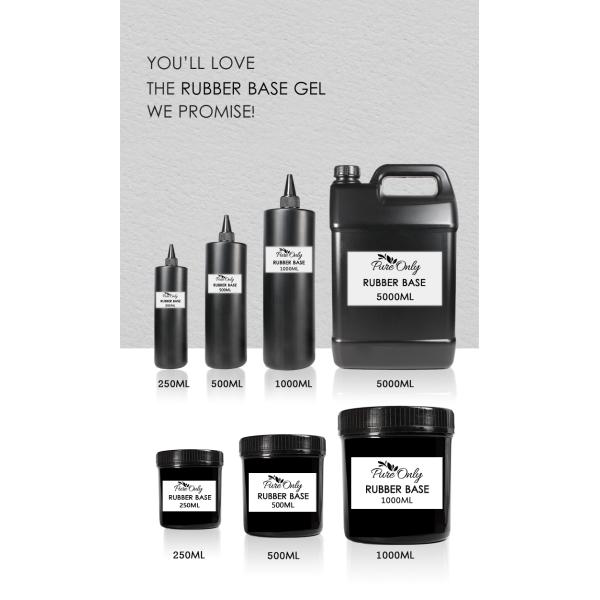 Gel Polish Base Coat 1kg Big Capacity Rubber Base Gel Use for Product Nail Surface