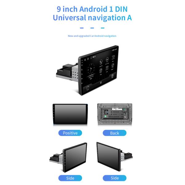 1 ядр навигации 8 GPS андроида автомобиля DIN телефон DVD/CD Bluetooth 9 дюймов всеобщий