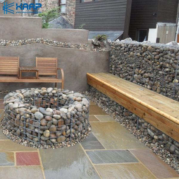 камень Gabion сваренной сетки 3mm гальванизировал Multi подпорную стенку сети размера