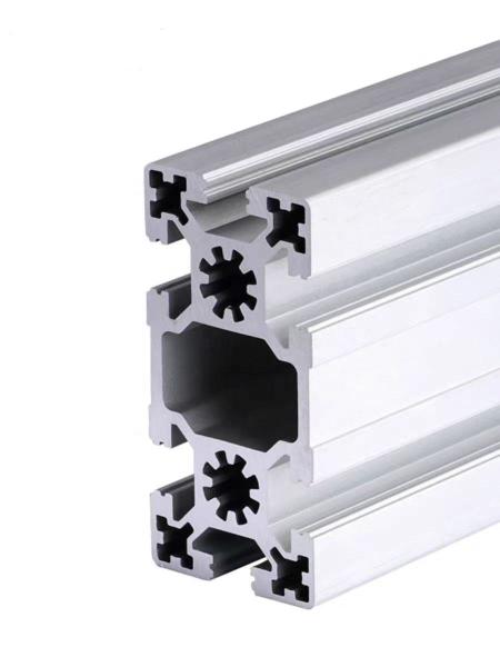Profilé d'extrusion en aluminium industriel partagé en métal personnalisé 45*90, alliage d'aluminium