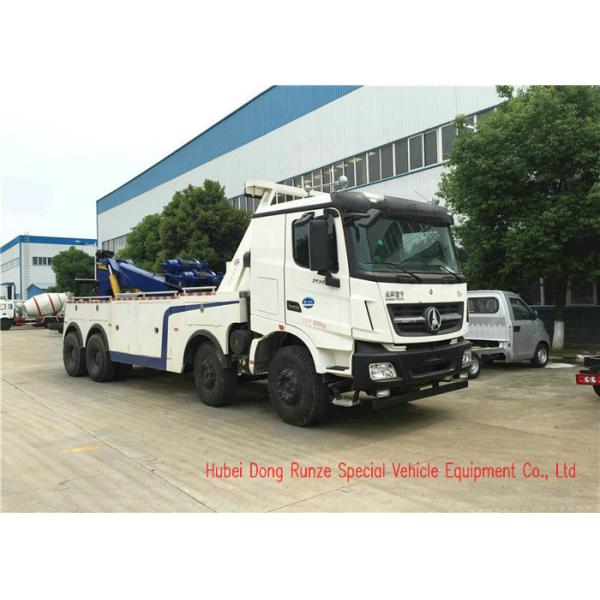 Beiben Heavy Duty Rotator Wrecker Tow Truck , 30-40 Ton Heavy Wrecker Trucks