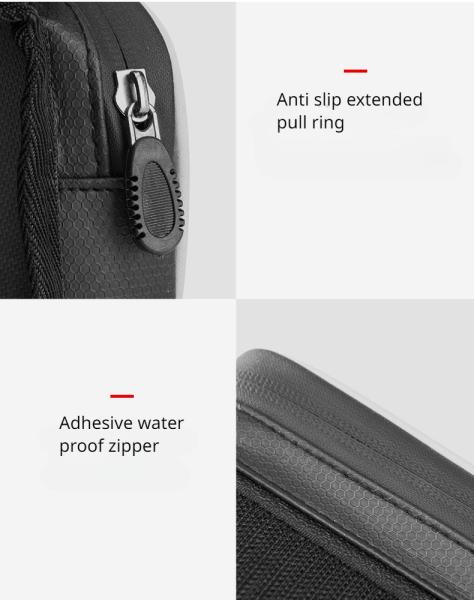 Bicycle upper tube bag mobile phone touch screen road bike mountain bike front beam bag frame bag riding equipment acces
